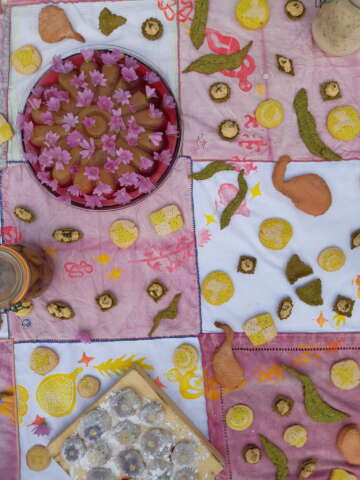 Quartier Rouge - Transition(s) - Concocter les transition(s). Buffet à la gare de Felletin